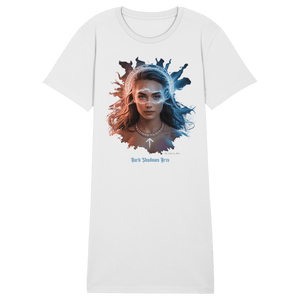 Die Wächterin des Nebels - Ladies Organic Shirt Dress - Ladies Organic Shirt Dress | Lady - Shirts | Dark Shadows Arts