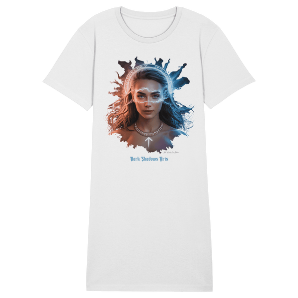 Die Wächterin des Nebels - Ladies Organic Shirt Dress - Ladies Organic Shirt Dress | Lady - Shirts | Dark Shadows Arts