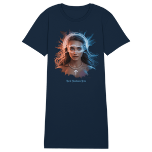 Die Wächterin des Nebels - Ladies Organic Shirt Dress - Ladies Organic Shirt Dress | Lady - Shirts | Dark Shadows Arts