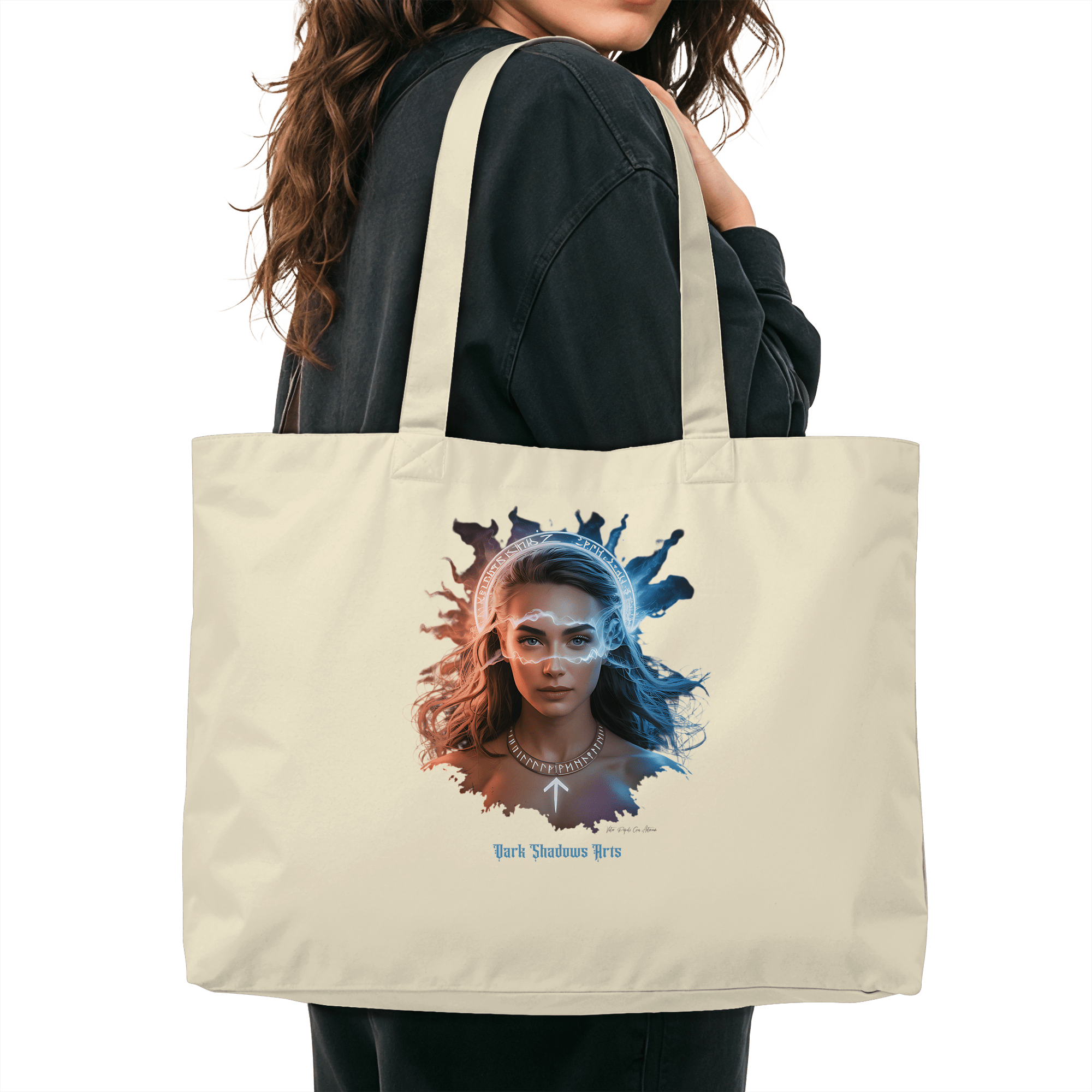 Die Wächterin des Nebels - Organic Shopping - Bag - Organic Shopping - Bag | Taschen | Dark Shadows Arts