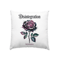 DISINTEGRATION – Symbolträchtige Kunst mit stilisierter Rose - Kissen 40x40cm | Home & Living | Dark Shadows Arts