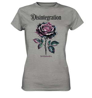 DISINTEGRATION – Symbolträchtige Kunst mit stilisierter Rose - Ladies Premium Shirt | Lady - Shirts | Dark Shadows Arts