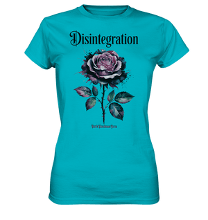 DISINTEGRATION – Symbolträchtige Kunst mit stilisierter Rose - Ladies Premium Shirt | Lady - Shirts | Dark Shadows Arts