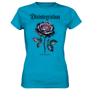 DISINTEGRATION – Symbolträchtige Kunst mit stilisierter Rose - Ladies Premium Shirt | Lady - Shirts | Dark Shadows Arts