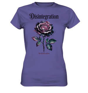 DISINTEGRATION – Symbolträchtige Kunst mit stilisierter Rose - Ladies Premium Shirt | Lady - Shirts | Dark Shadows Arts