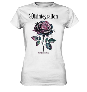 DISINTEGRATION – Symbolträchtige Kunst mit stilisierter Rose - Ladies Premium Shirt | Lady - Shirts | Dark Shadows Arts