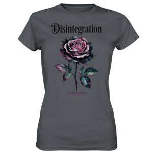 DISINTEGRATION – Symbolträchtige Kunst mit stilisierter Rose - Ladies Premium Shirt | Lady - Shirts | Dark Shadows Arts