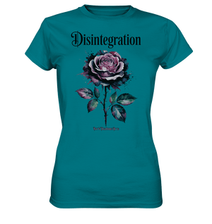 DISINTEGRATION – Symbolträchtige Kunst mit stilisierter Rose - Ladies Premium Shirt | Lady - Shirts | Dark Shadows Arts