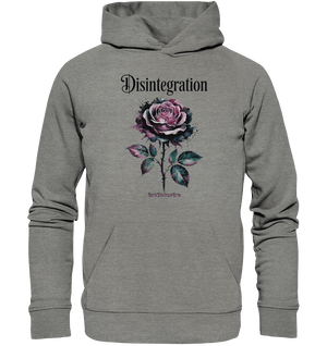 DISINTEGRATION – Symbolträchtige Kunst mit stilisierter Rose - Organic Hoodie | Hoodies | Dark Shadows Arts