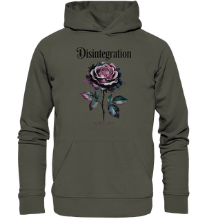 DISINTEGRATION – Symbolträchtige Kunst mit stilisierter Rose - Organic Hoodie | Hoodies | Dark Shadows Arts
