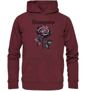 DISINTEGRATION – Symbolträchtige Kunst mit stilisierter Rose - Organic Hoodie | Hoodies | Dark Shadows Arts