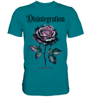 DISINTEGRATION – Symbolträchtige Kunst mit stilisierter Rose - Premium Shirt | Unisex - Shirts | Dark Shadows Arts