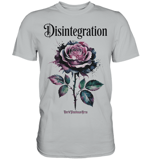 DISINTEGRATION – Symbolträchtige Kunst mit stilisierter Rose - Premium Shirt | Unisex - Shirts | Dark Shadows Arts