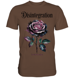 DISINTEGRATION – Symbolträchtige Kunst mit stilisierter Rose - Premium Shirt | Unisex - Shirts | Dark Shadows Arts