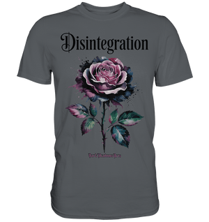 DISINTEGRATION – Symbolträchtige Kunst mit stilisierter Rose - Premium Shirt | Unisex - Shirts | Dark Shadows Arts