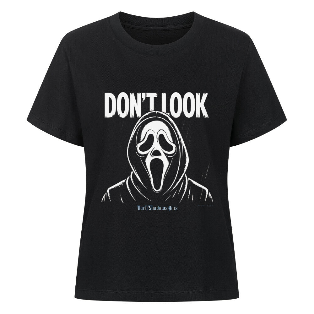 Don’t Look – Ghostface Horror - Premium Organic Shirt Women | T-Shirt | Dark Shadows Arts