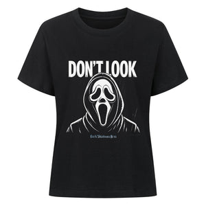 Don’t Look – Ghostface Horror - Premium Organic Shirt Women | T-Shirt | Dark Shadows Arts
