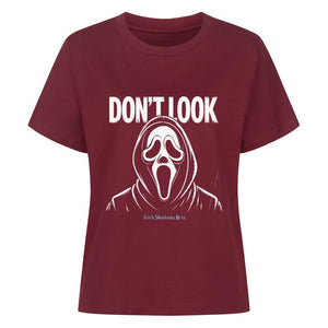 Don’t Look – Ghostface Horror - Premium Organic Shirt Women | T-Shirt | Dark Shadows Arts