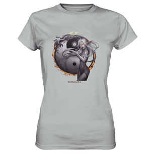 Dragonflame Maiden Mystical Yin Yang - Ladies Premium Shirt | Lady - Shirts | Dark Shadows Arts