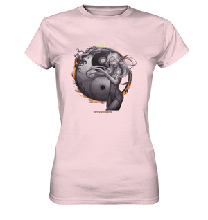 Dragonflame Maiden Mystical Yin Yang - Ladies Premium Shirt | Lady - Shirts | Dark Shadows Arts