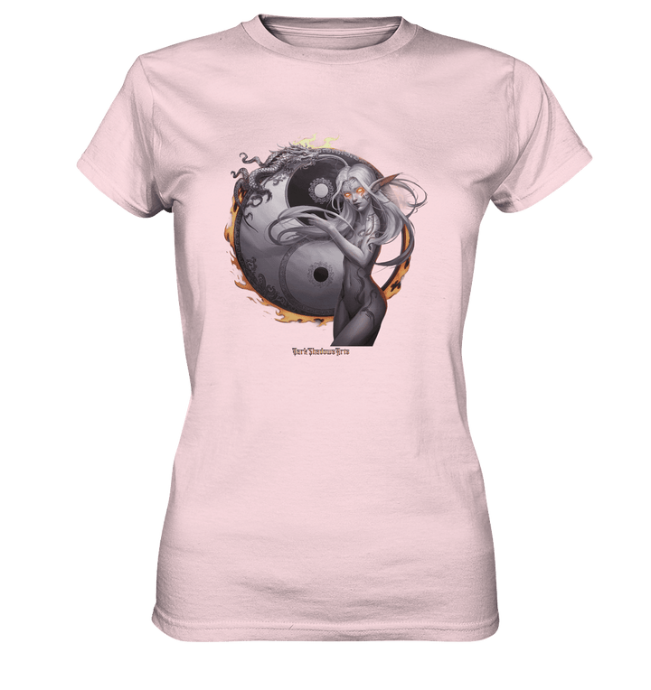 Dragonflame Maiden Mystical Yin Yang - Ladies Premium Shirt | Lady - Shirts | Dark Shadows Arts
