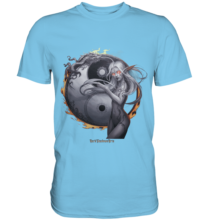 Dragonflame Maiden Mystical Yin Yang - Premium Shirt | Unisex - Shirts | Dark Shadows Arts