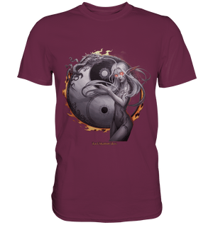 Dragonflame Maiden Mystical Yin Yang - Premium Shirt | Unisex - Shirts | Dark Shadows Arts