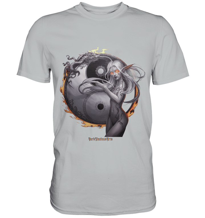 Dragonflame Maiden Mystical Yin Yang - Premium Shirt | Unisex - Shirts | Dark Shadows Arts