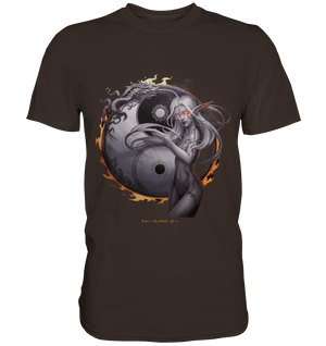Dragonflame Maiden Mystical Yin Yang - Premium Shirt | Unisex - Shirts | Dark Shadows Arts