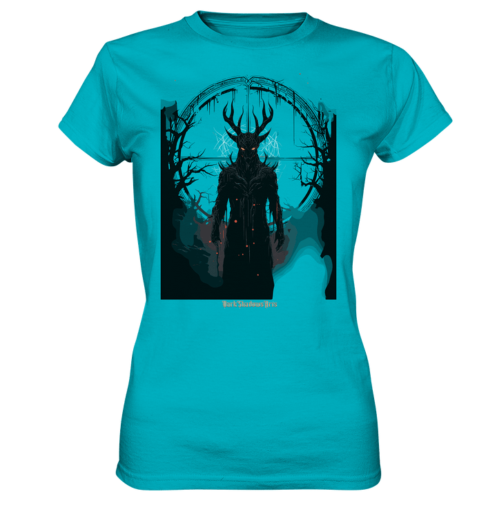 Drawing of Demonic Sigil Eerie Mystical Art - Ladies Premium Shirt | Lady - Shirts | Dark Shadows Arts