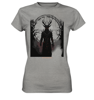 Drawing of Demonic Sigil Eerie Mystical Art - Ladies Premium Shirt | Lady - Shirts | Dark Shadows Arts