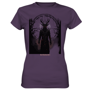 Drawing of Demonic Sigil Eerie Mystical Art - Ladies Premium Shirt | Lady - Shirts | Dark Shadows Arts