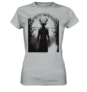 Drawing of Demonic Sigil Eerie Mystical Art - Ladies Premium Shirt | Lady - Shirts | Dark Shadows Arts