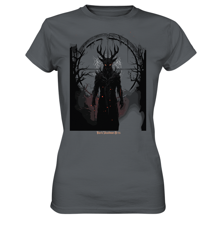 Drawing of Demonic Sigil Eerie Mystical Art - Ladies Premium Shirt | Lady - Shirts | Dark Shadows Arts