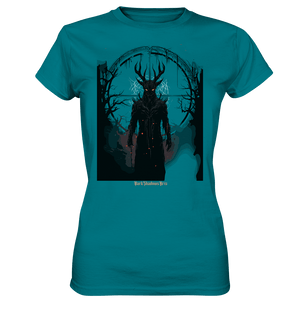 Drawing of Demonic Sigil Eerie Mystical Art - Ladies Premium Shirt | Lady - Shirts | Dark Shadows Arts