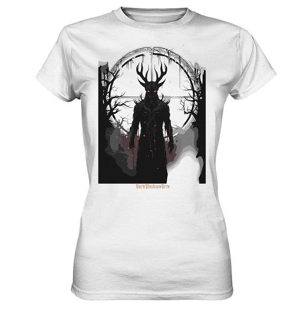 Drawing of Demonic Sigil Eerie Mystical Art - Ladies Premium Shirt | Lady - Shirts | Dark Shadows Arts