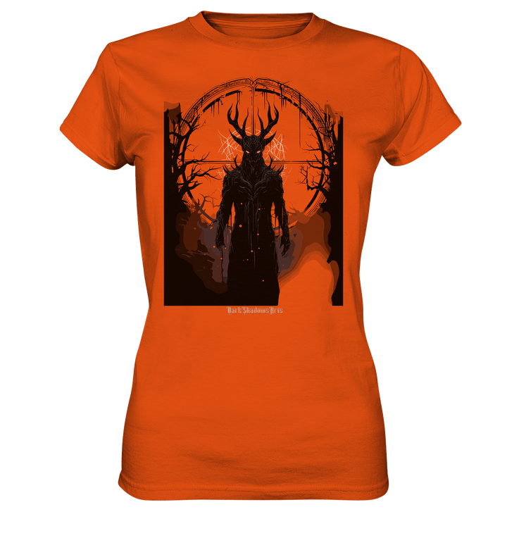 Drawing of Demonic Sigil Eerie Mystical Art - Ladies Premium Shirt | Lady - Shirts | Dark Shadows Arts