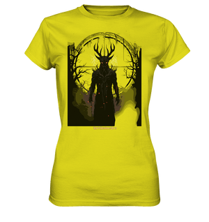 Drawing of Demonic Sigil Eerie Mystical Art - Ladies Premium Shirt | Lady - Shirts | Dark Shadows Arts