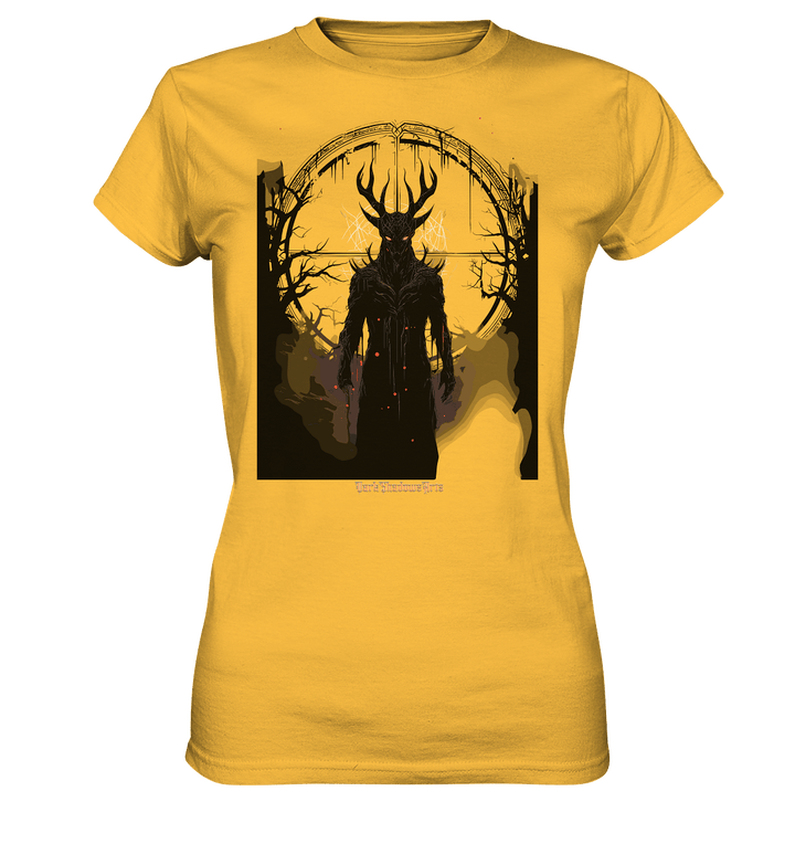 Drawing of Demonic Sigil Eerie Mystical Art - Ladies Premium Shirt | Lady - Shirts | Dark Shadows Arts