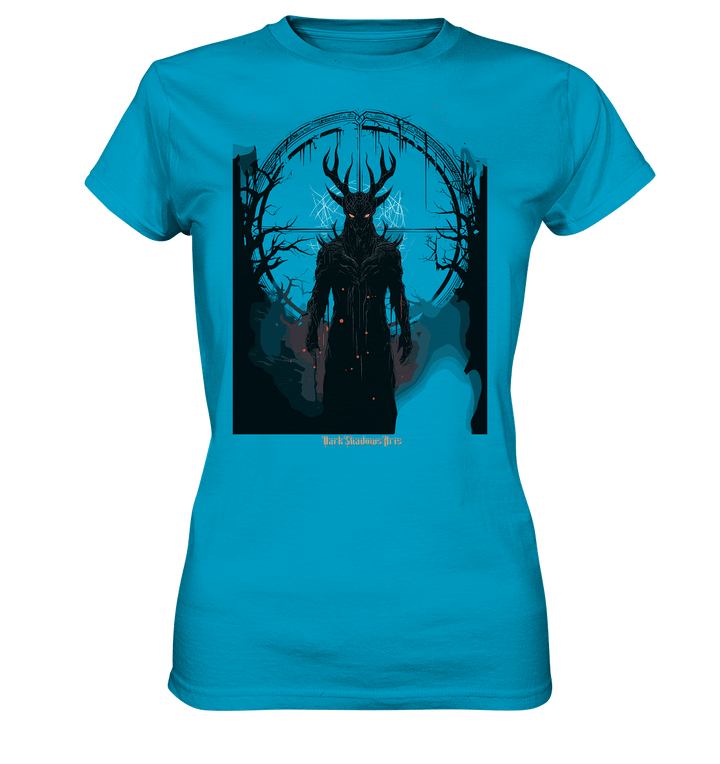 Drawing of Demonic Sigil Eerie Mystical Art - Ladies Premium Shirt | Lady - Shirts | Dark Shadows Arts