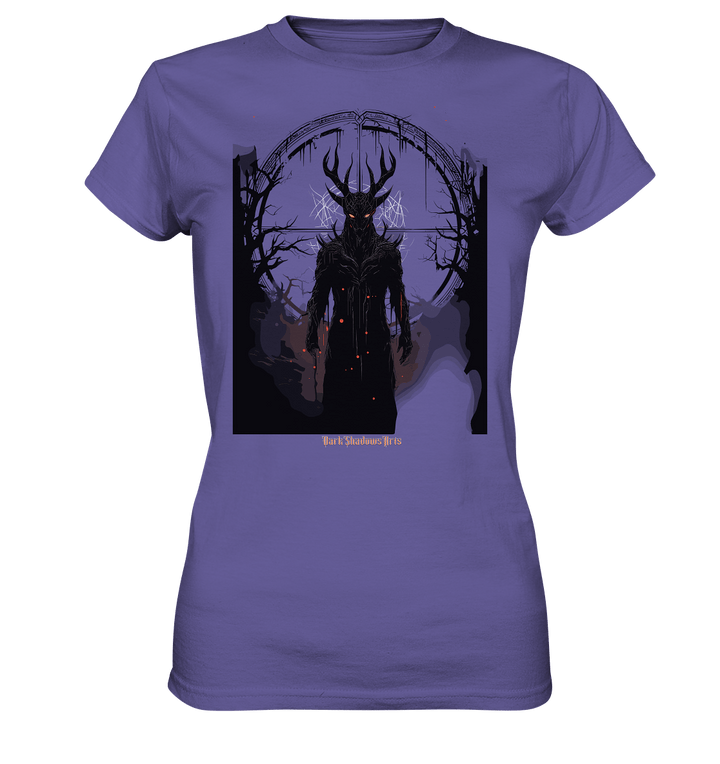 Drawing of Demonic Sigil Eerie Mystical Art - Ladies Premium Shirt | Lady - Shirts | Dark Shadows Arts
