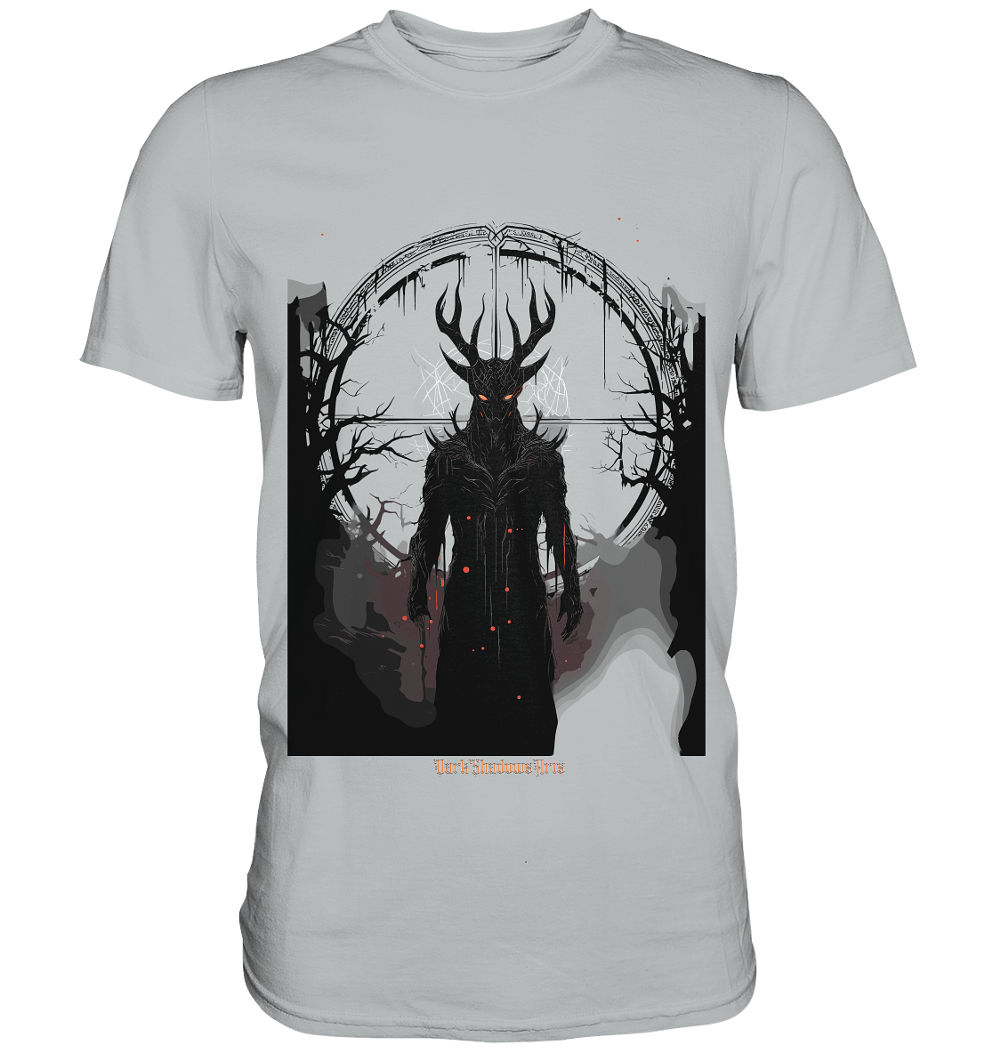 Drawing of Demonic Sigil Eerie Mystical Art - Premium Shirt | Unisex - Shirts | Dark Shadows Arts