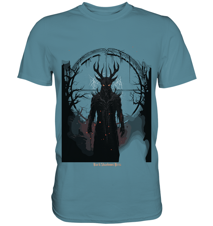 Drawing of Demonic Sigil Eerie Mystical Art - Premium Shirt | Unisex - Shirts | Dark Shadows Arts