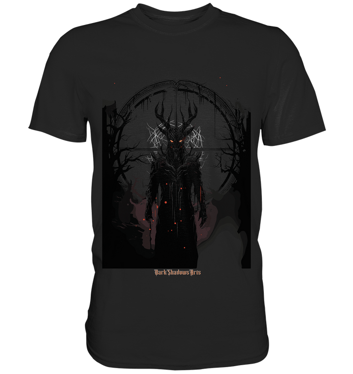Drawing of Demonic Sigil Eerie Mystical Art - Premium Shirt | Unisex - Shirts | Dark Shadows Arts