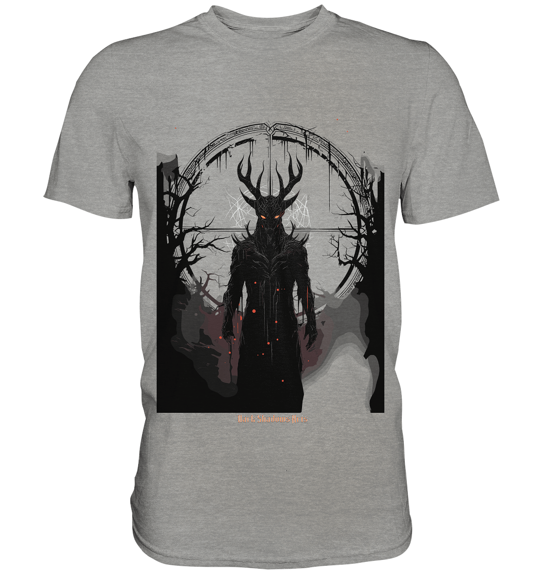 Drawing of Demonic Sigil Eerie Mystical Art - Premium Shirt | Unisex - Shirts | Dark Shadows Arts