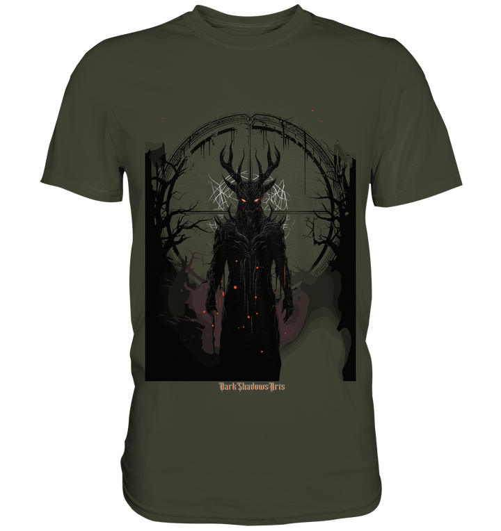 Drawing of Demonic Sigil Eerie Mystical Art - Premium Shirt | Unisex - Shirts | Dark Shadows Arts