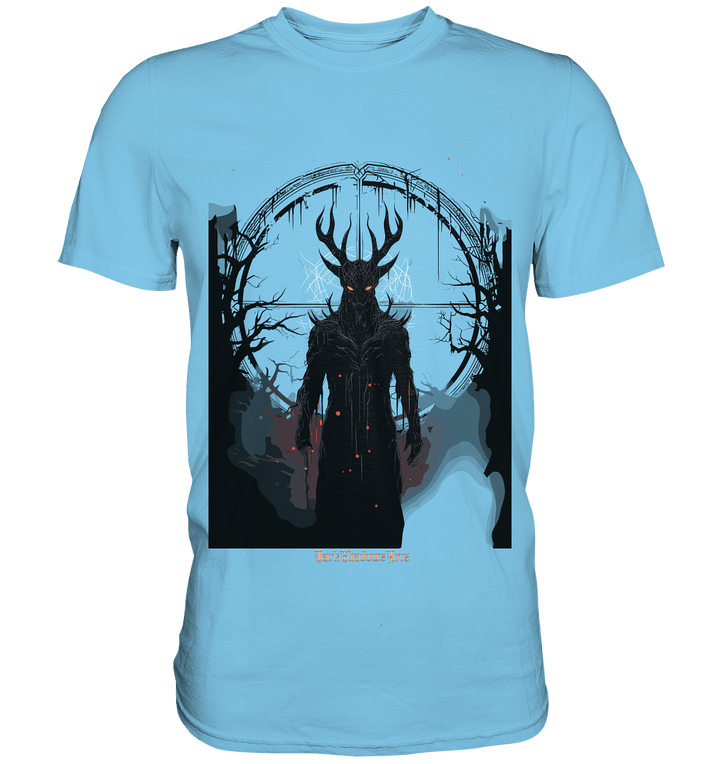 Drawing of Demonic Sigil Eerie Mystical Art - Premium Shirt | Unisex - Shirts | Dark Shadows Arts