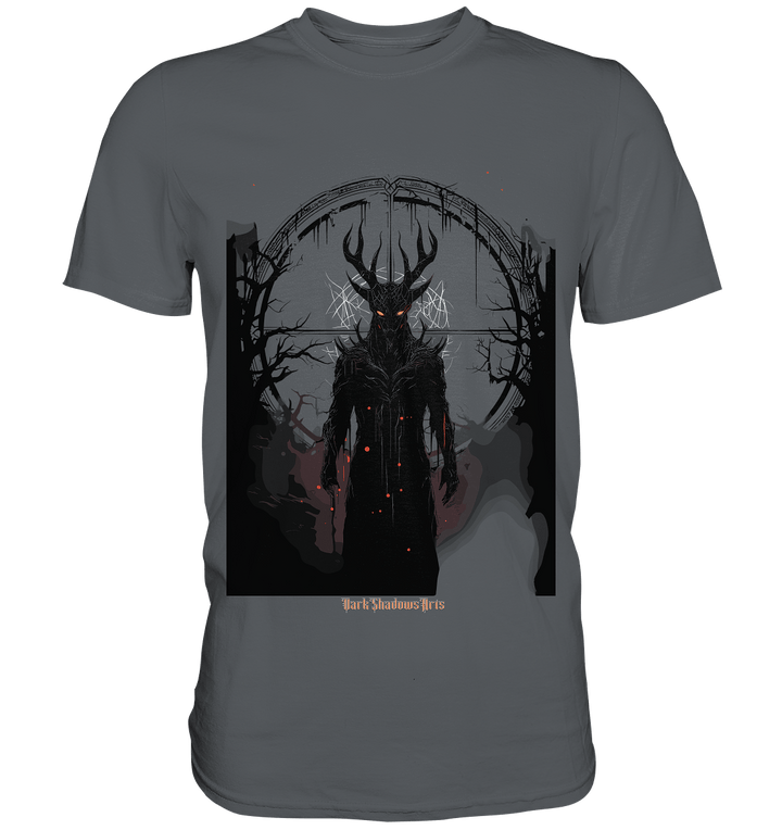 Drawing of Demonic Sigil Eerie Mystical Art - Premium Shirt | Unisex - Shirts | Dark Shadows Arts