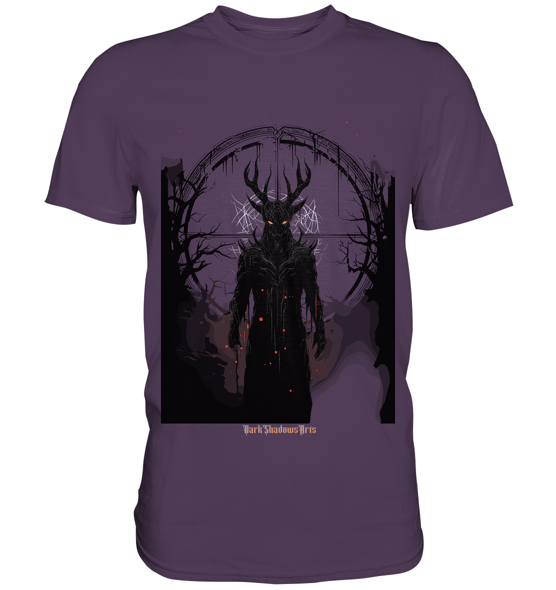Drawing of Demonic Sigil Eerie Mystical Art - Premium Shirt | Unisex - Shirts | Dark Shadows Arts