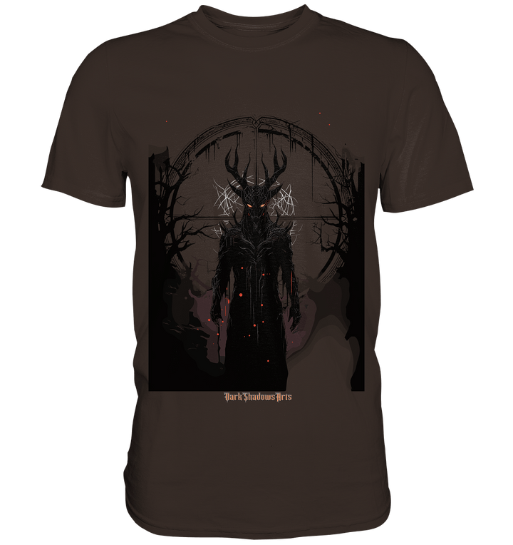 Drawing of Demonic Sigil Eerie Mystical Art - Premium Shirt | Unisex - Shirts | Dark Shadows Arts